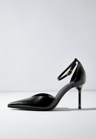 Zapatos de tacón de piel