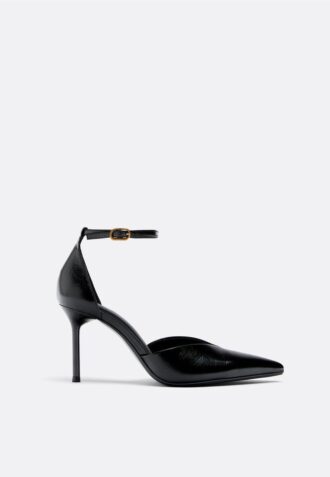 Zapatos de tacón de piel