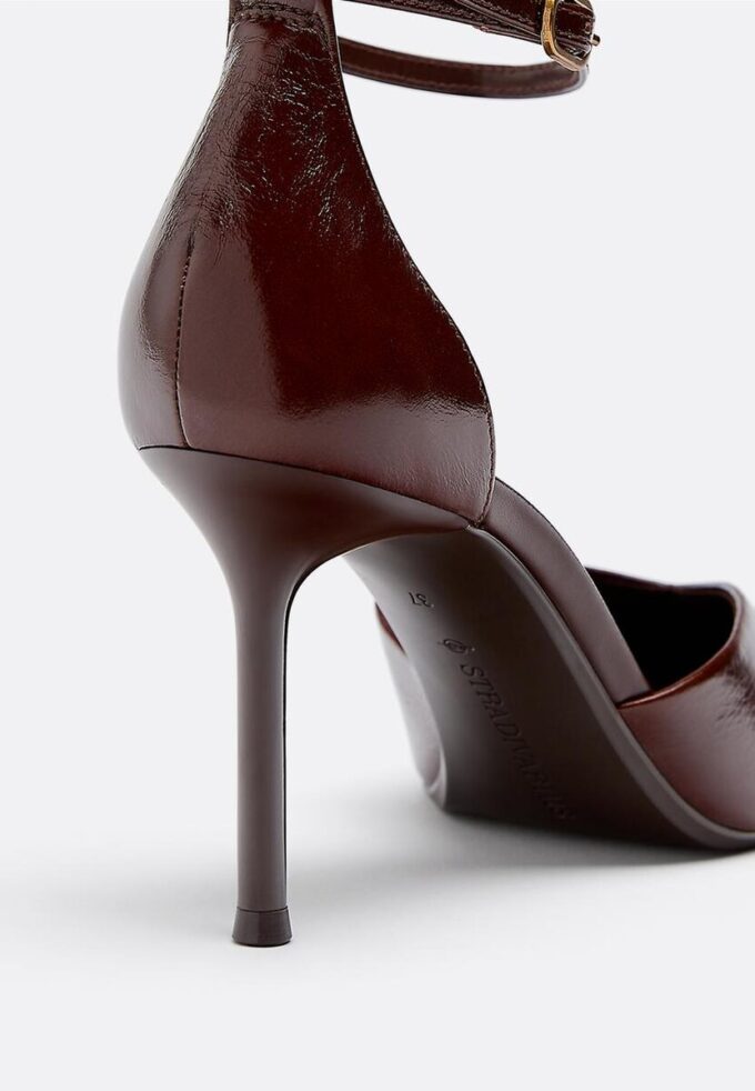 Zapatos de tacón de piel