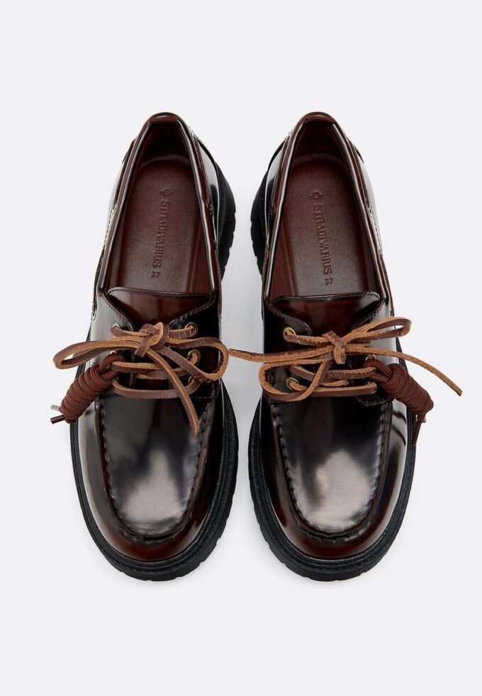 Zapatos náuticos con plataforma