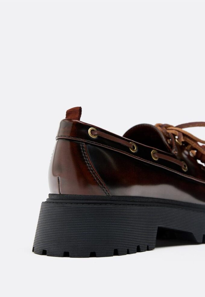 Zapatos náuticos con plataforma