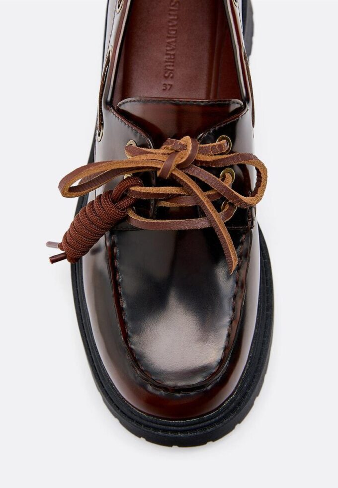 Zapatos náuticos con plataforma